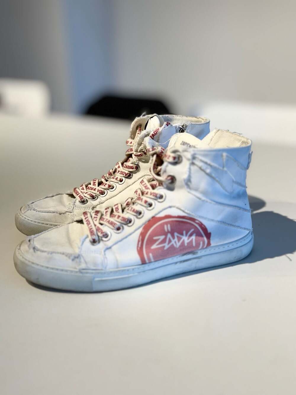 Zadig & Voltaire High Flash Canvas High-Top Sneakers